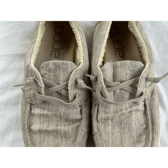 Women's Hey Dudes in Linen Gray, Size 8, Slip-on, Casual, comfortable, - Picture 7 of 7